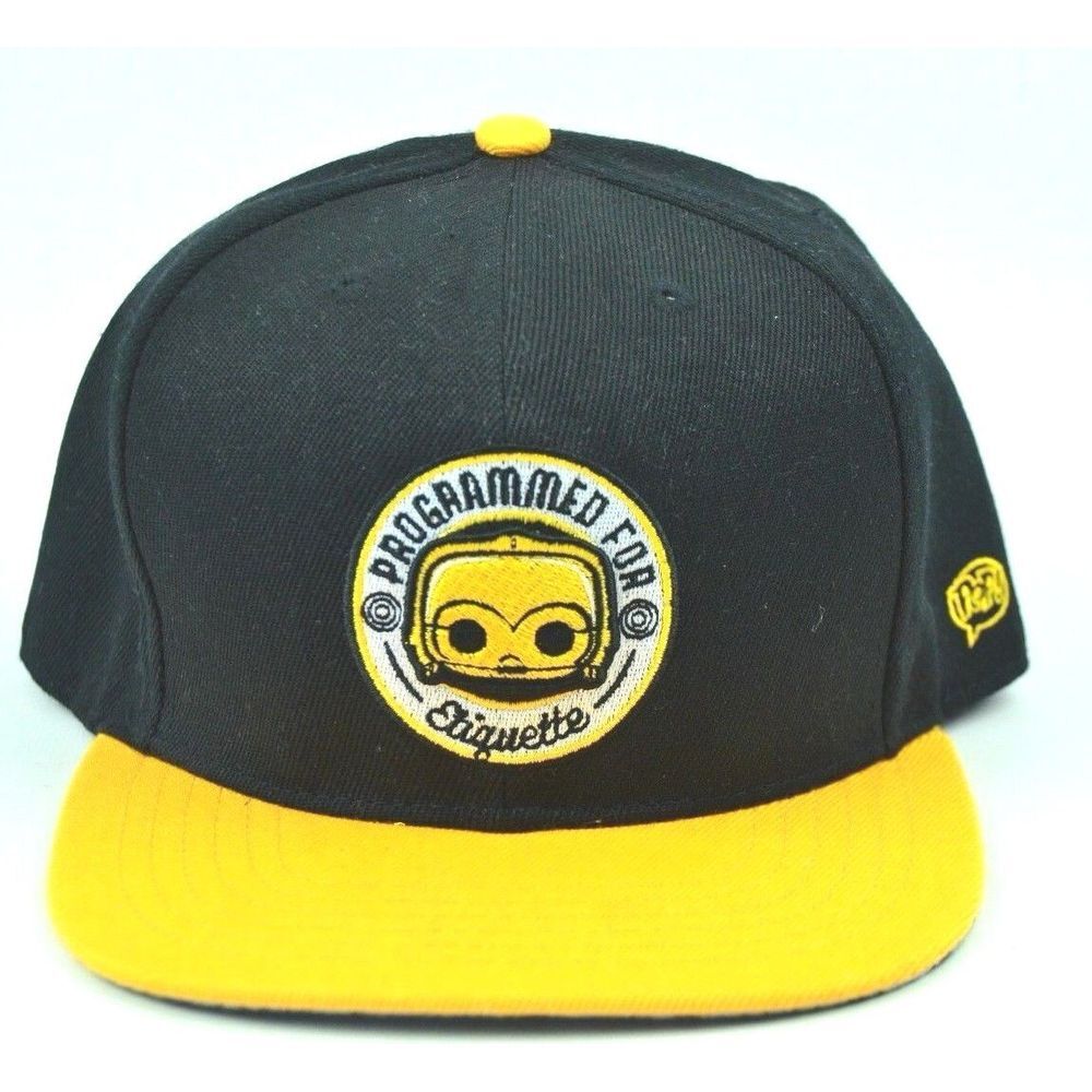 Funko Pop Star Wars Programmed For Etiquette ‎ Funko Snapback Hat Cap FREE SHIP